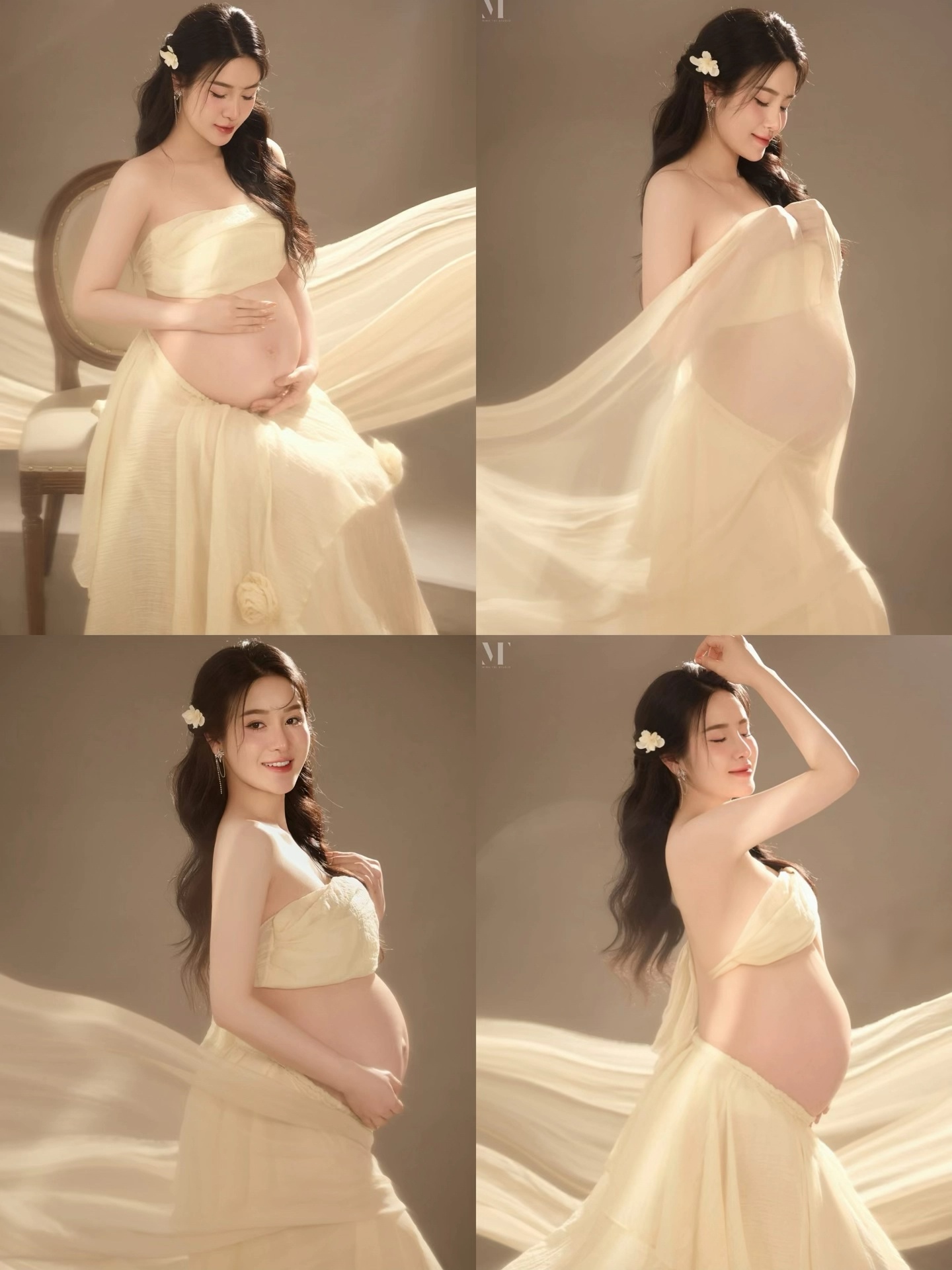 Mẹ Bầu Thiêng Liêng — Pure Maternal Warmth angle 2